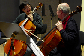 Uschik Choi und Prof. Josef Schwab