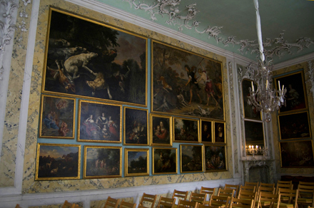 Spiegelsaal des Schlosses Mosigkau