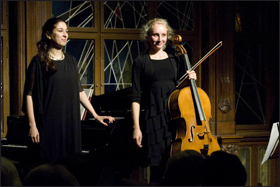 Clara Franz, Violoncello und Karine Gilanyan, Klavier